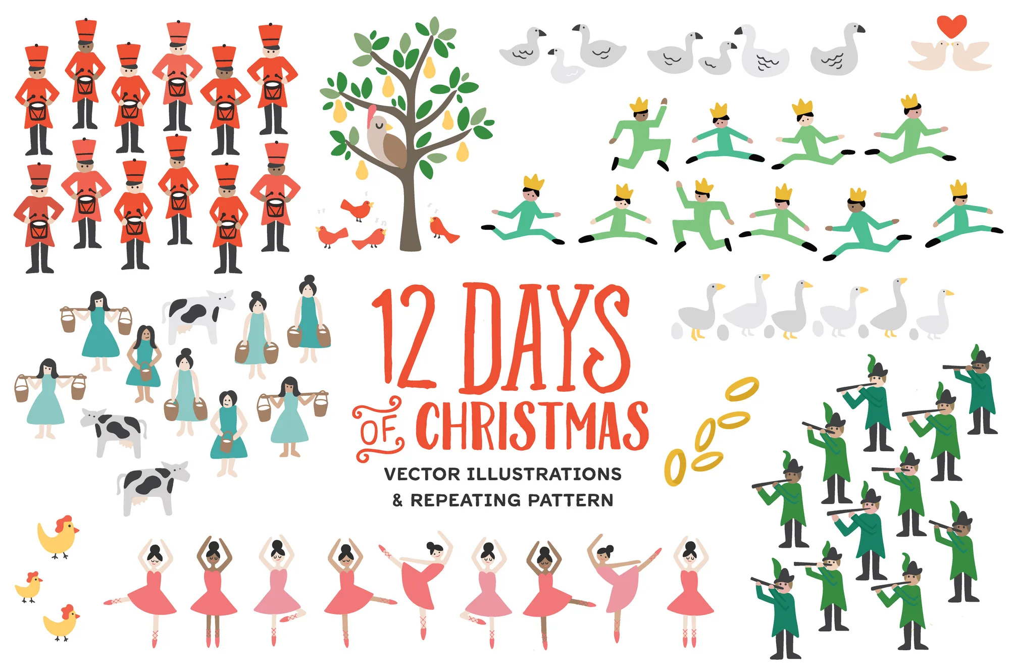 12 days clipart images