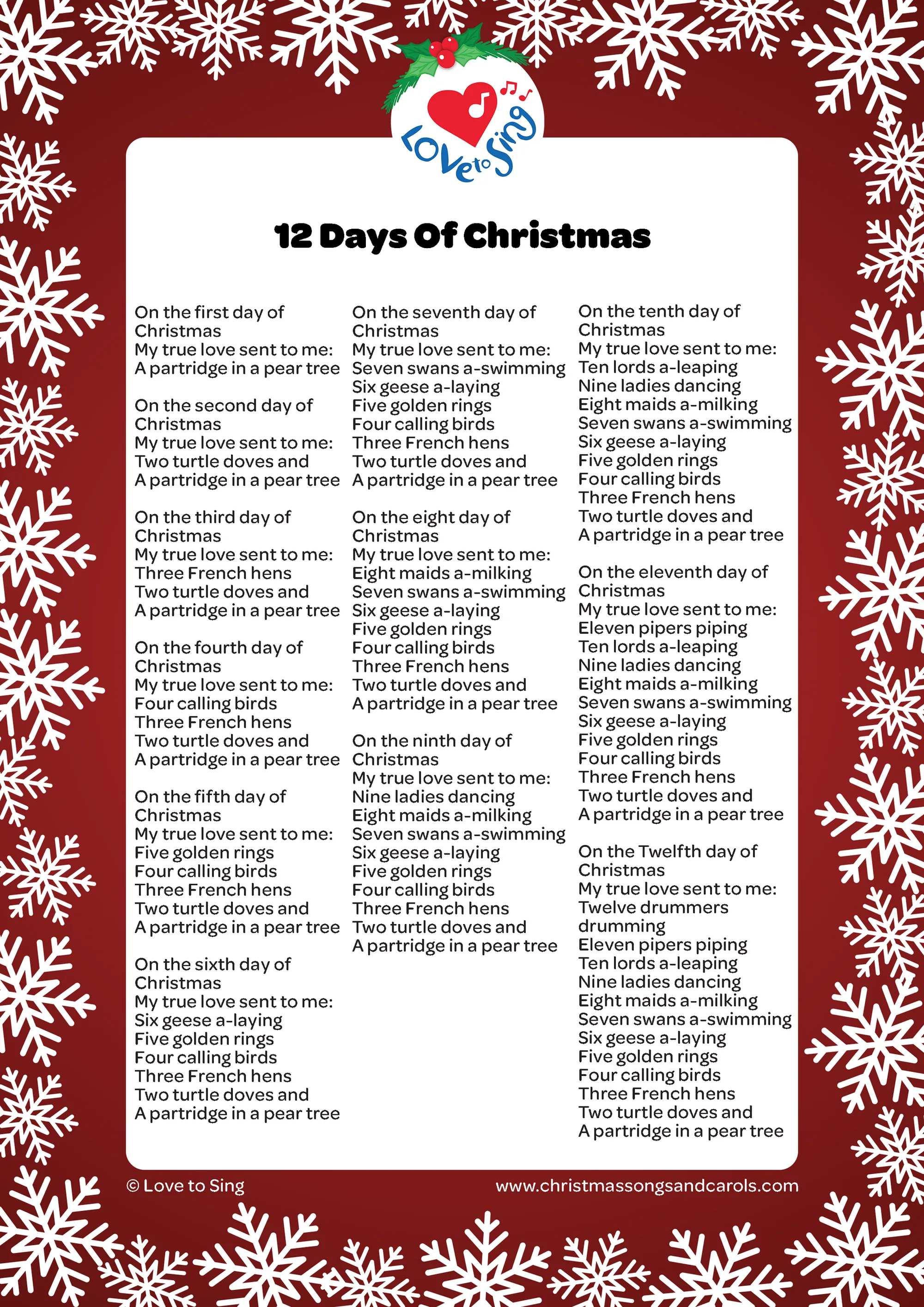 lyrics to the carol