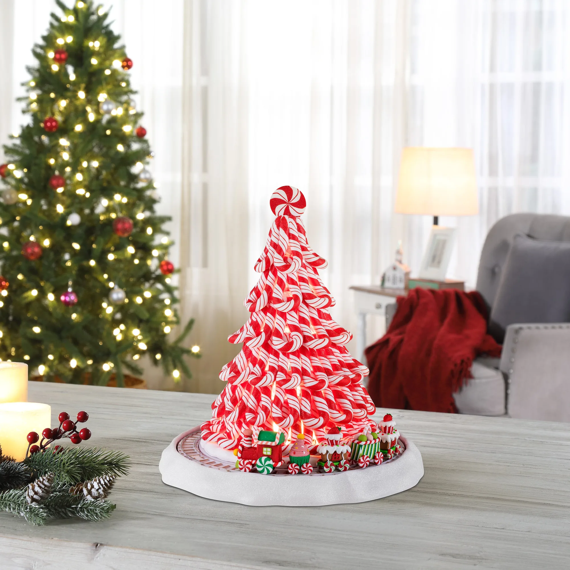 Christmas train decoration set