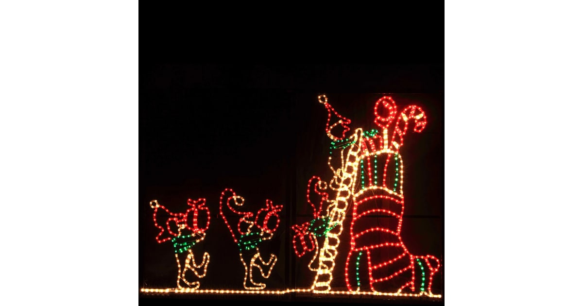 Animated Xmas Lights Printable Fun for Kids at Home