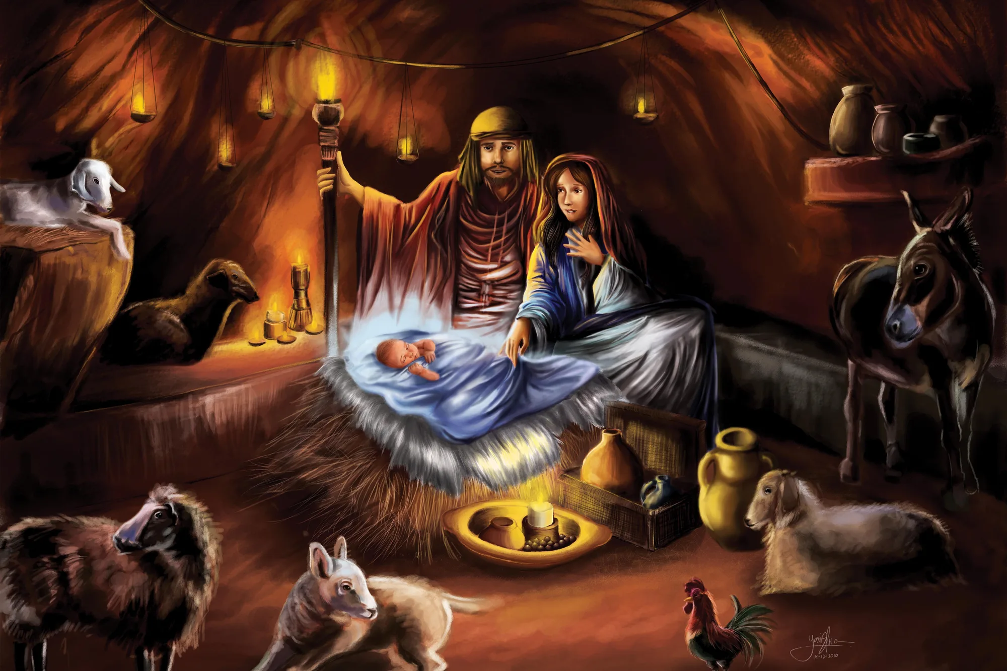 birth of the jesus - Jesus Birth Christmas Wallpapers Wallpaper Cave