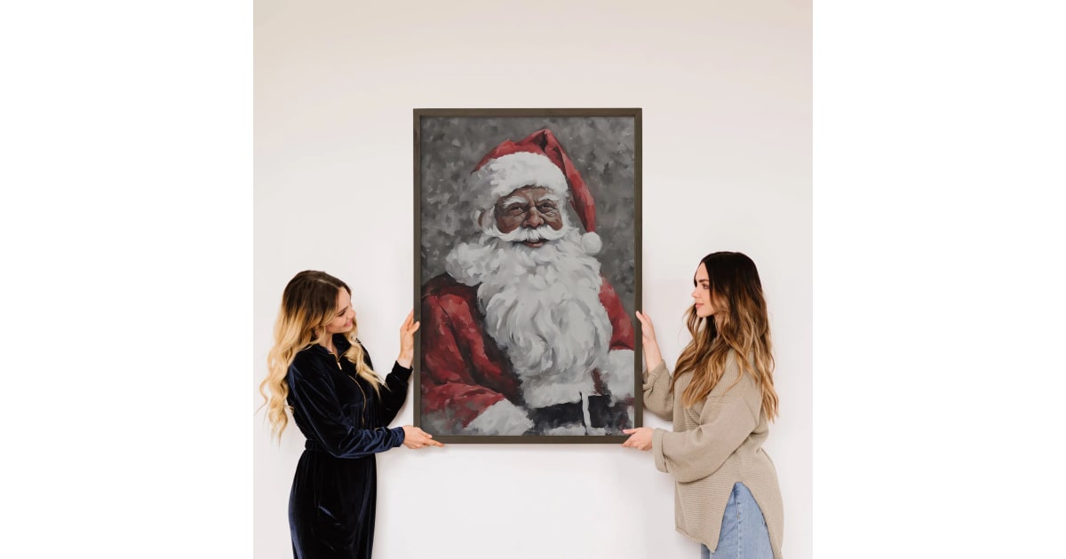 22 Easy Black Santa Christmas Decorations for Kids