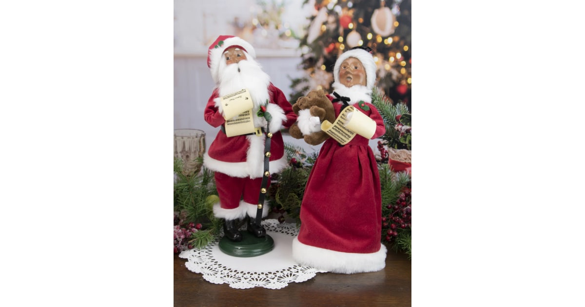 25 Black Santa Claus Figurines Craft Ideas for Kids