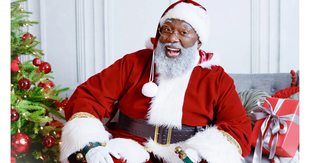 28 Black Santa Claus Printable Pages for Kids