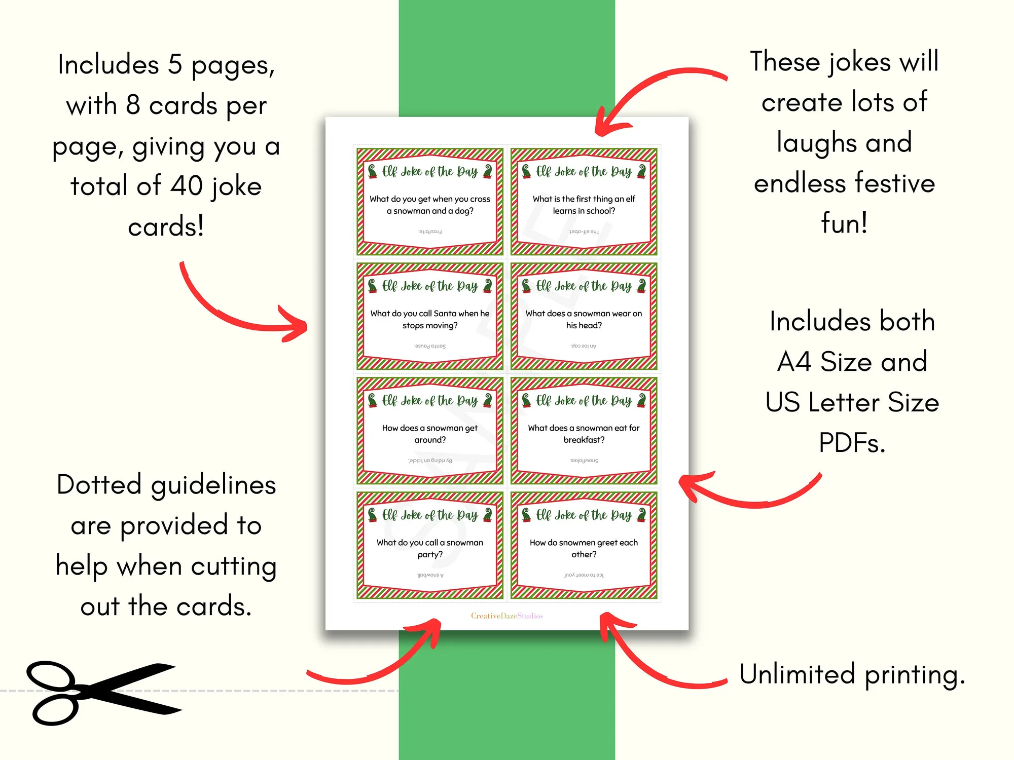 childrens xmas jokes printable page 4