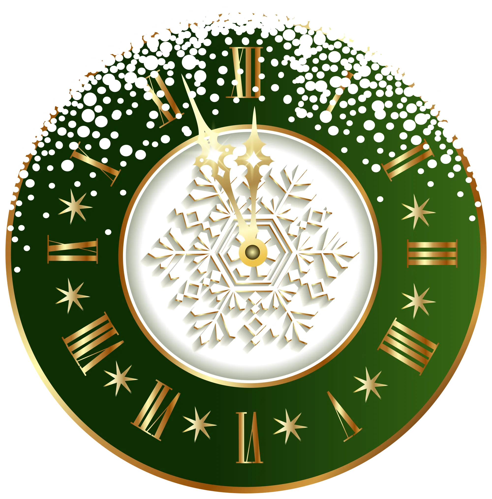 christmas clock printable page 1