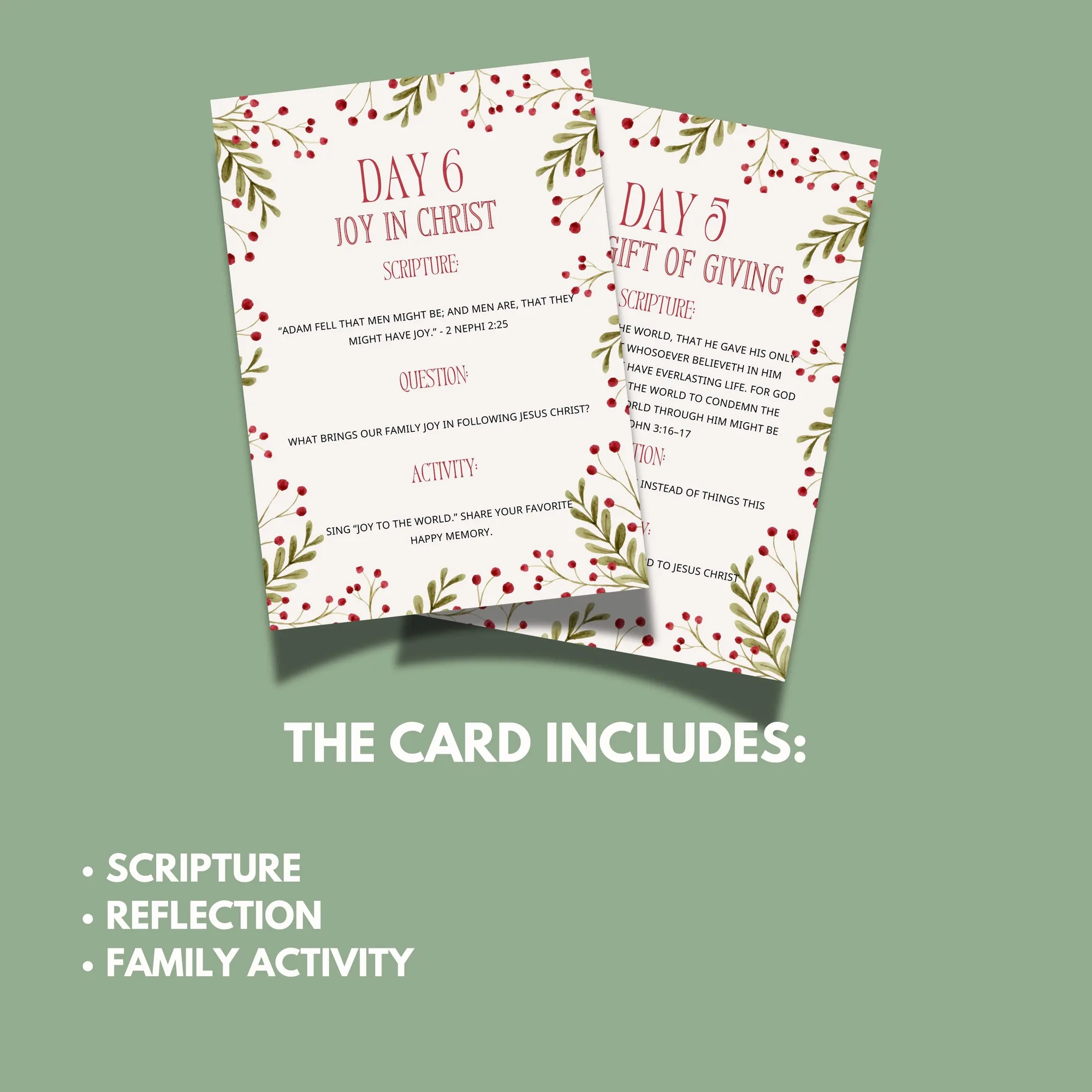 lds christmas devotionals printable