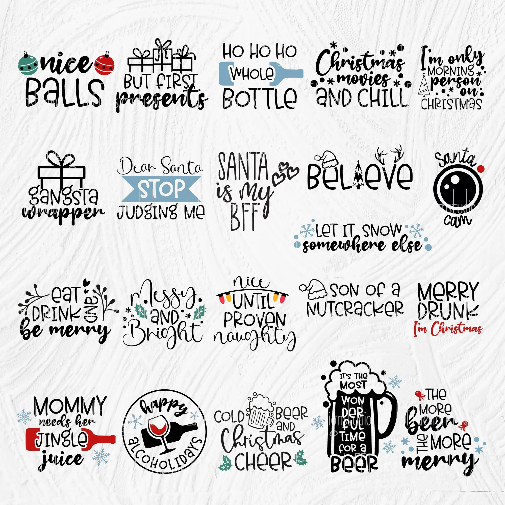 christmas hilarious quotes printable page 1