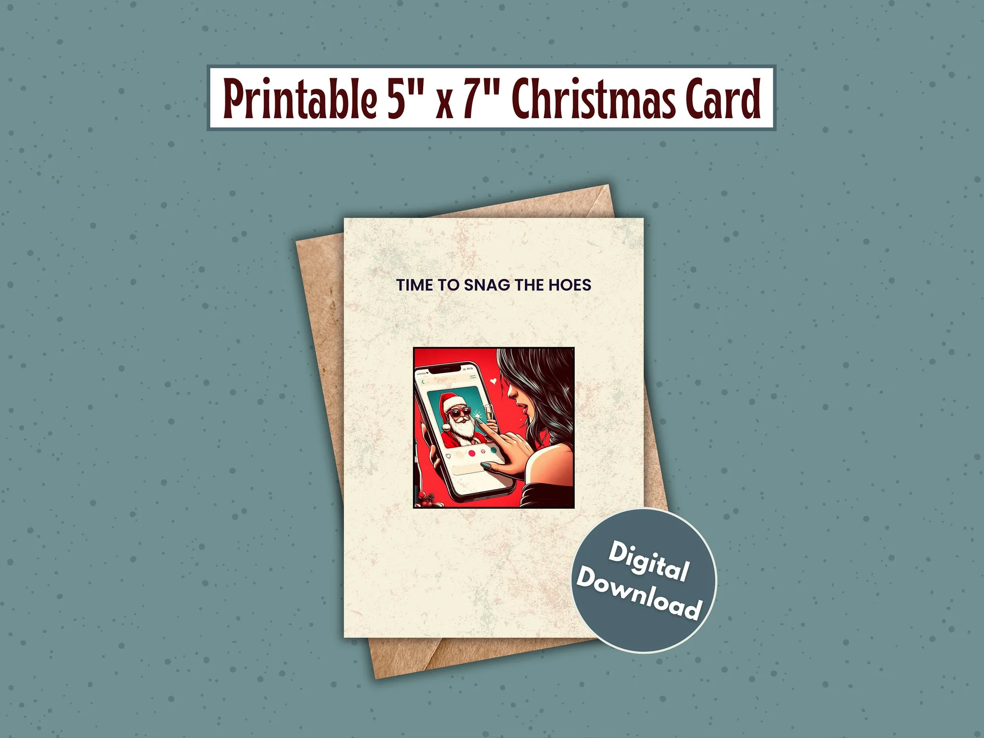 rude xmas cards pack