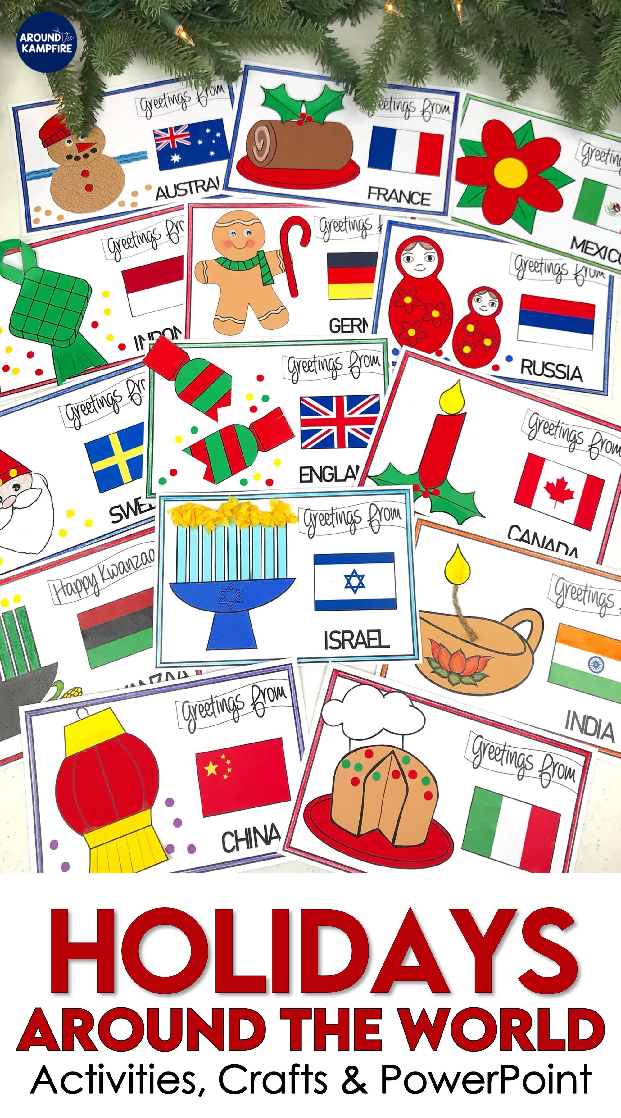 december holidays around the world printable page 2