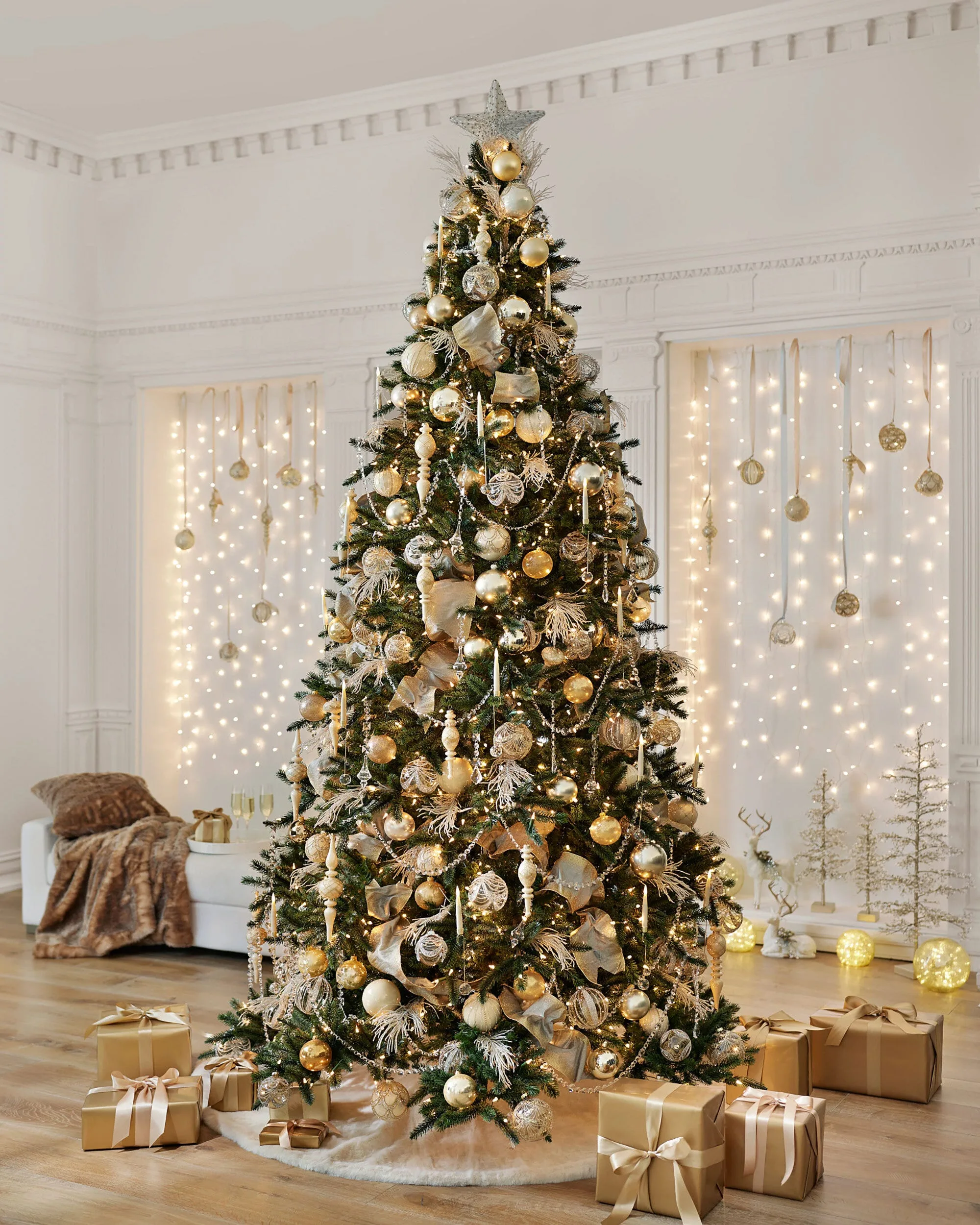 different types of xmas trees - Christmas Tree Decorations To Colour