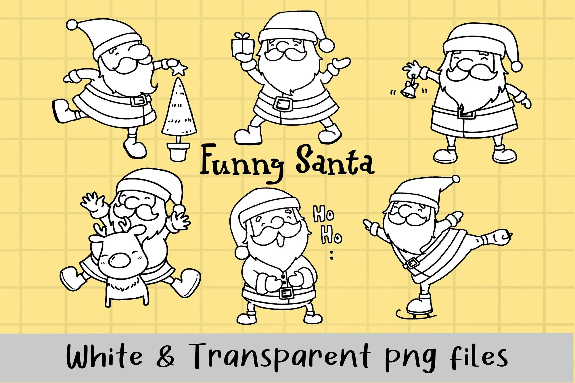 father christmas funny printable page 5