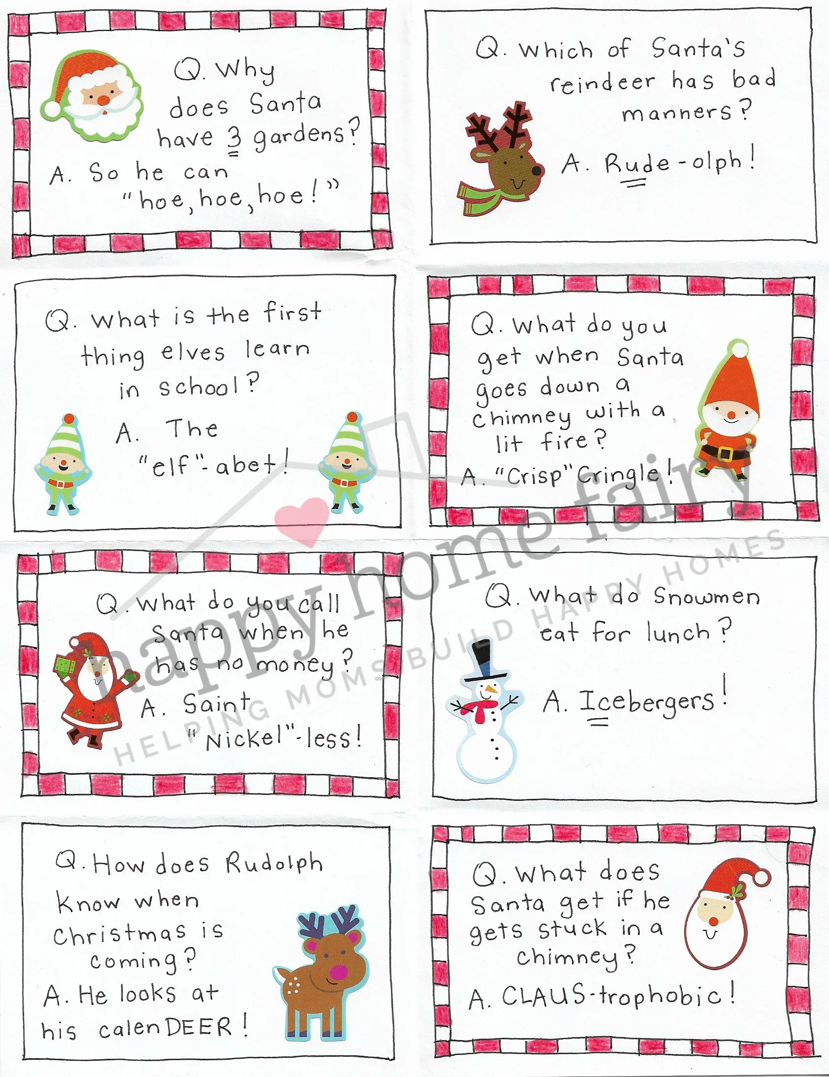 funny childrens christmas jokes printable page 5