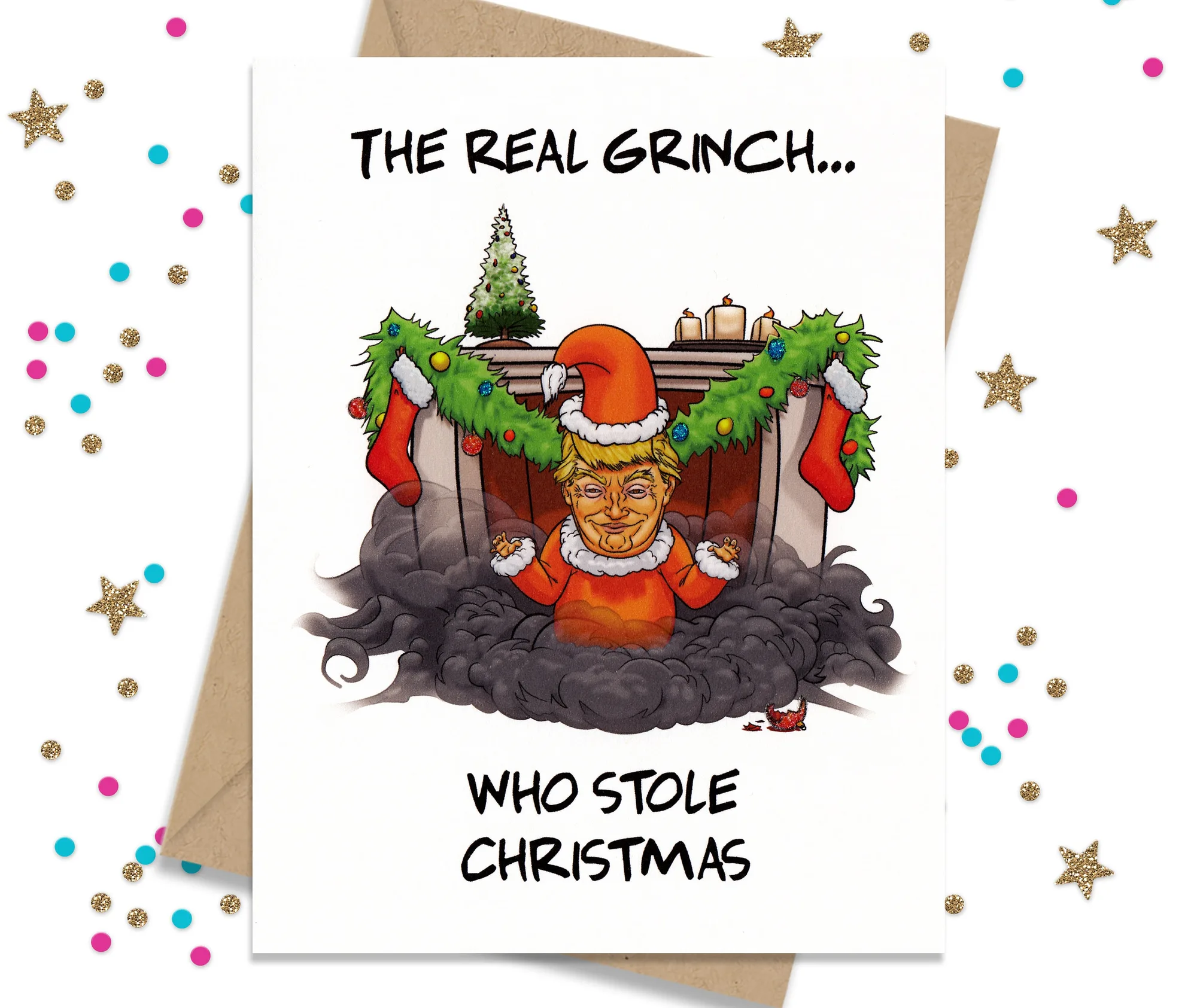 funny christmas card - Trump Christmas Card Funny Holiday Card Etsy
