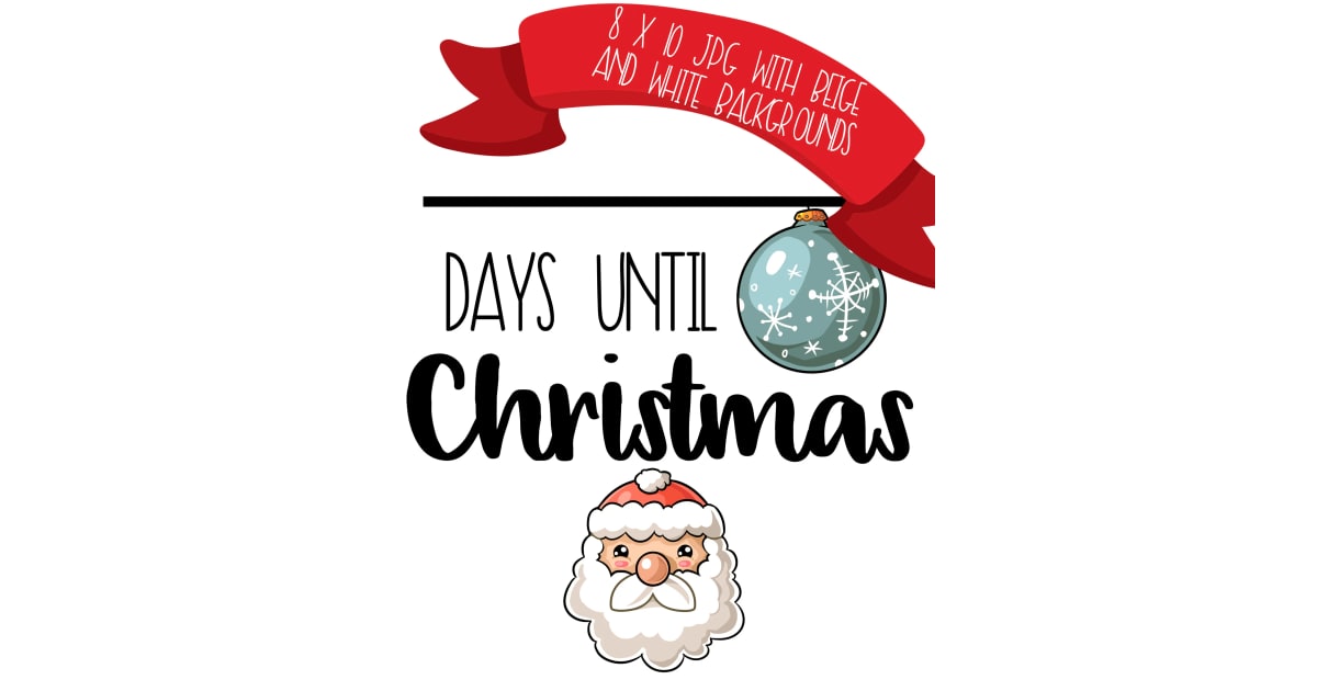 How Many Weeks Until Christmas Printable Activity Sheet