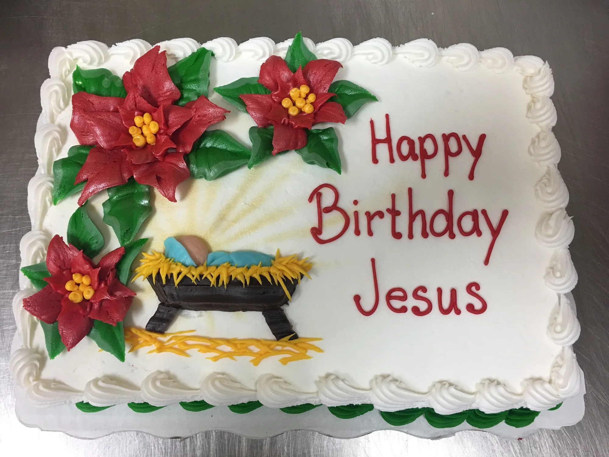 is jesus birthday on christmas - Cake For Jesus Birthday at Benjamin Mott blog