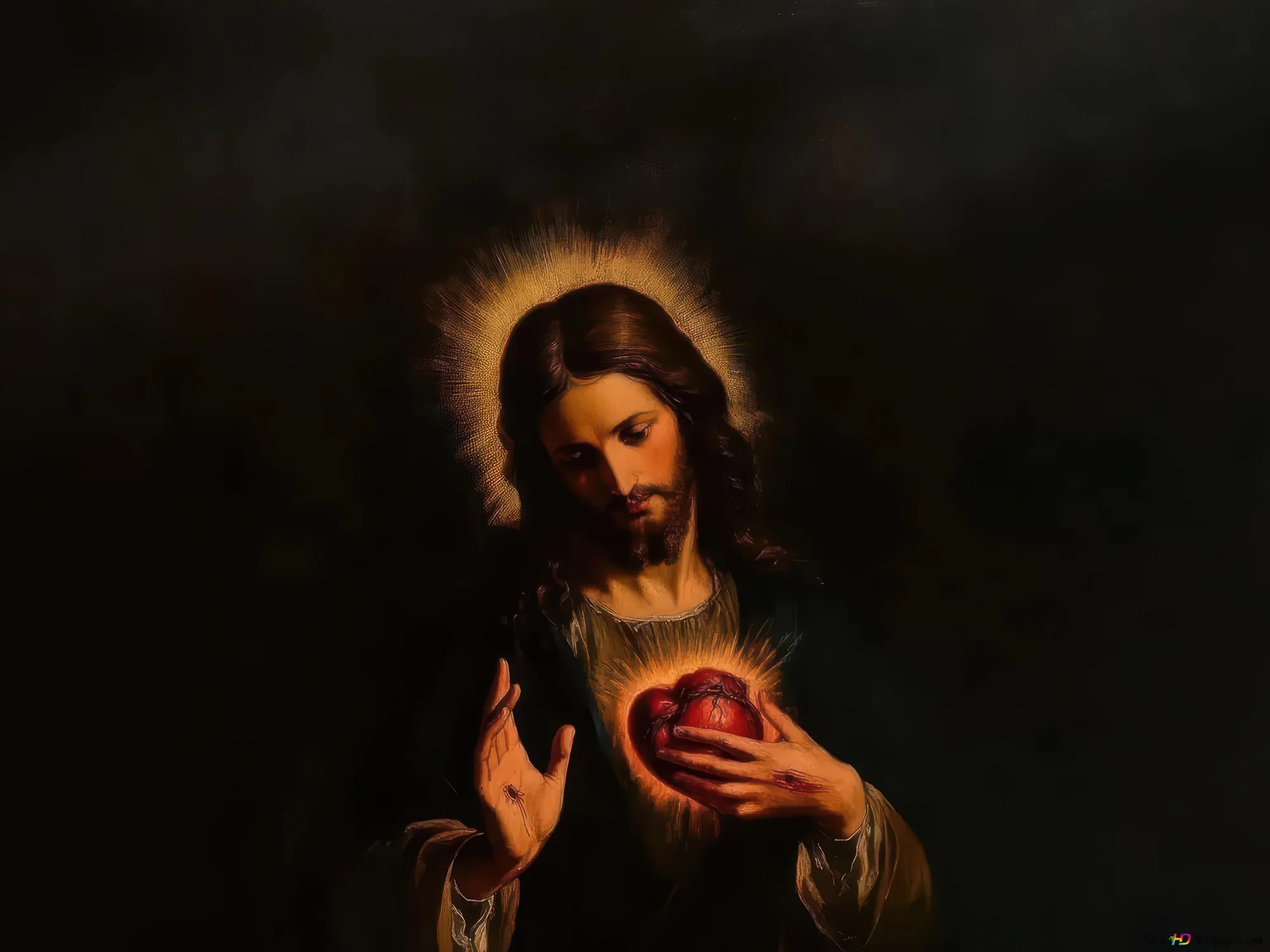 jesus and merry christmas - Jesus Christ Merry Christmas 4K wallpaper download