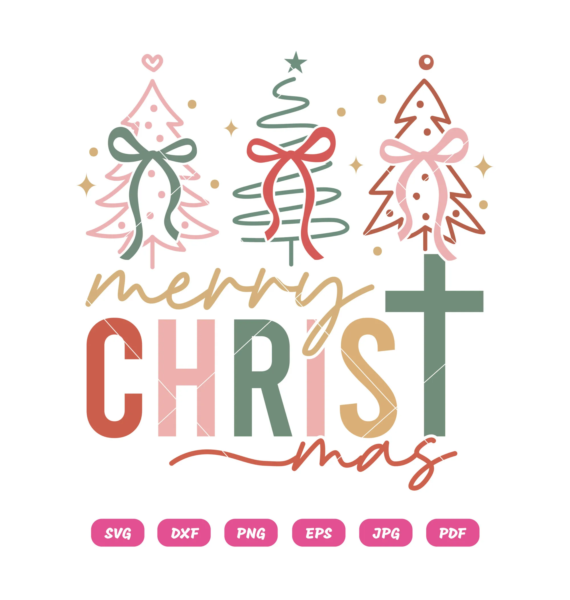 merry christmas christian printable page 5