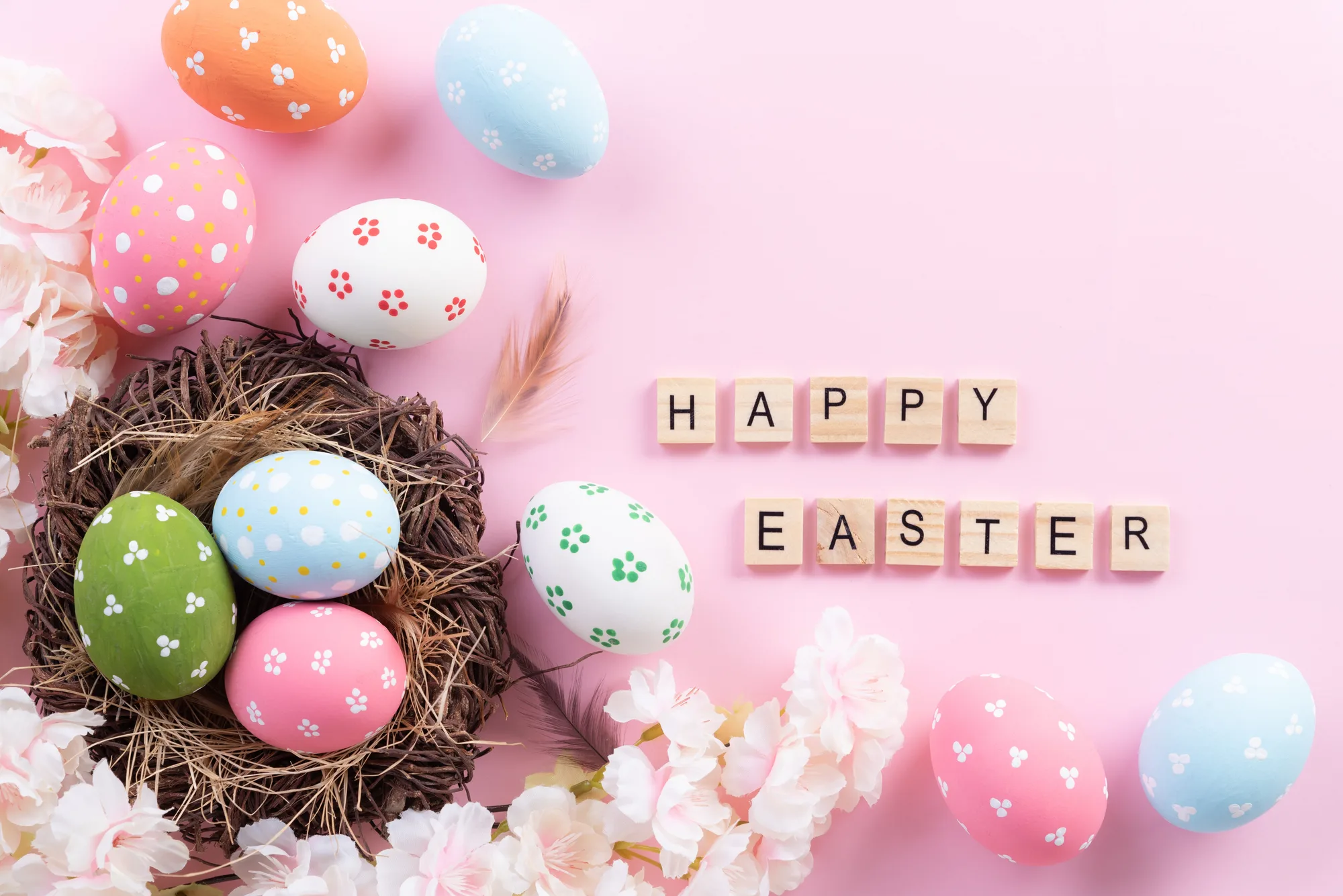 colourful easter wallpaper designs