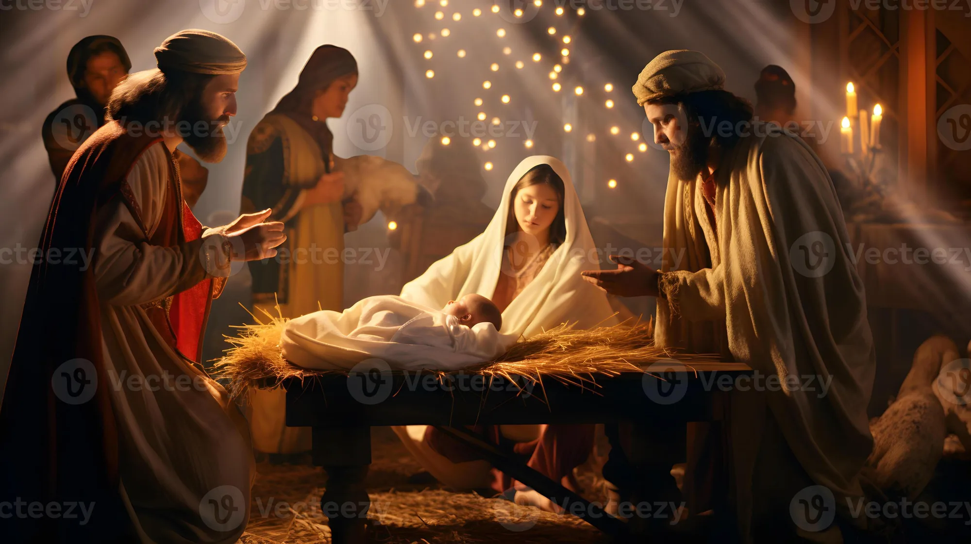 Nativity scene explained visually
