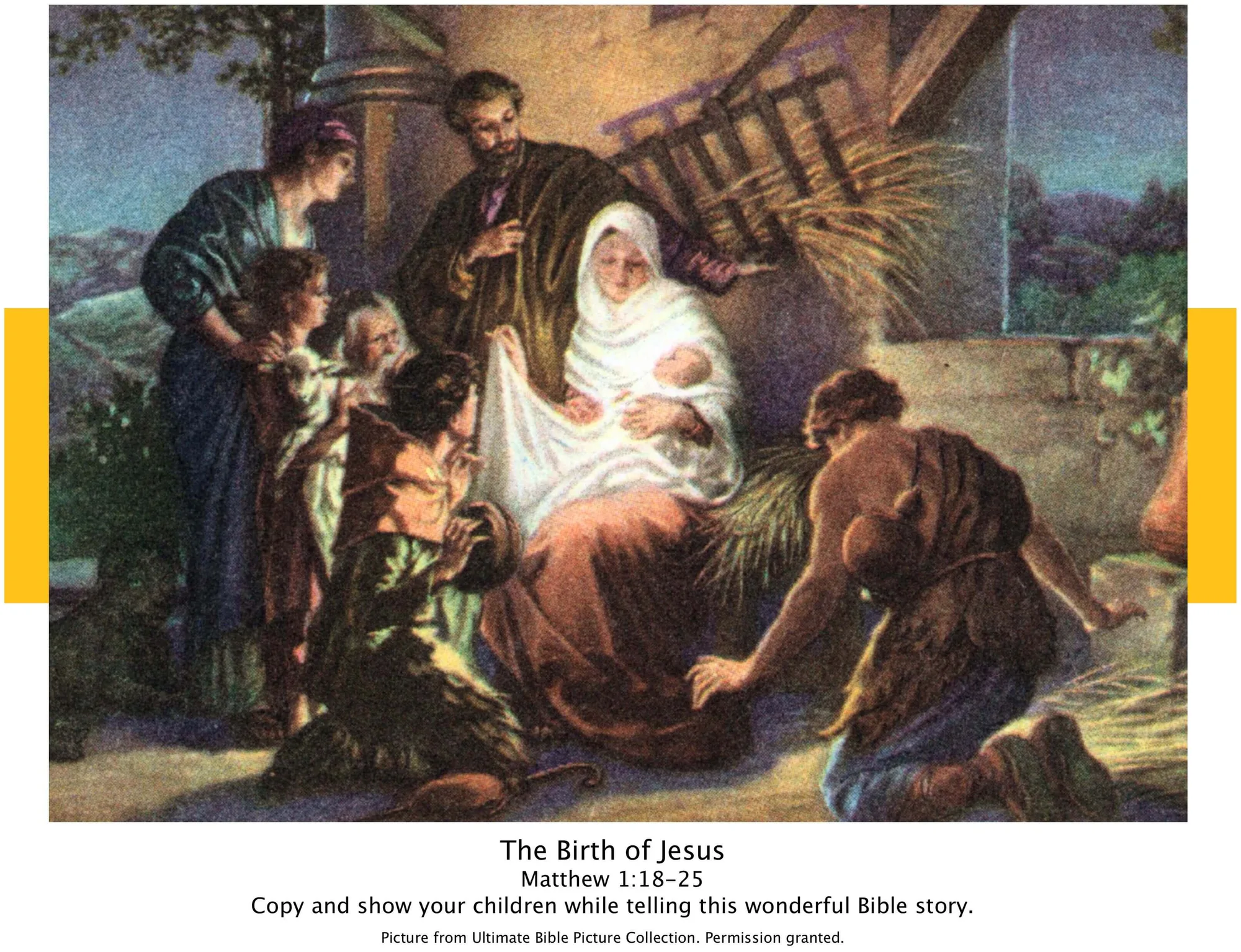 the nativity of jesus - Free Printable Bible Story Of Jesus Birth