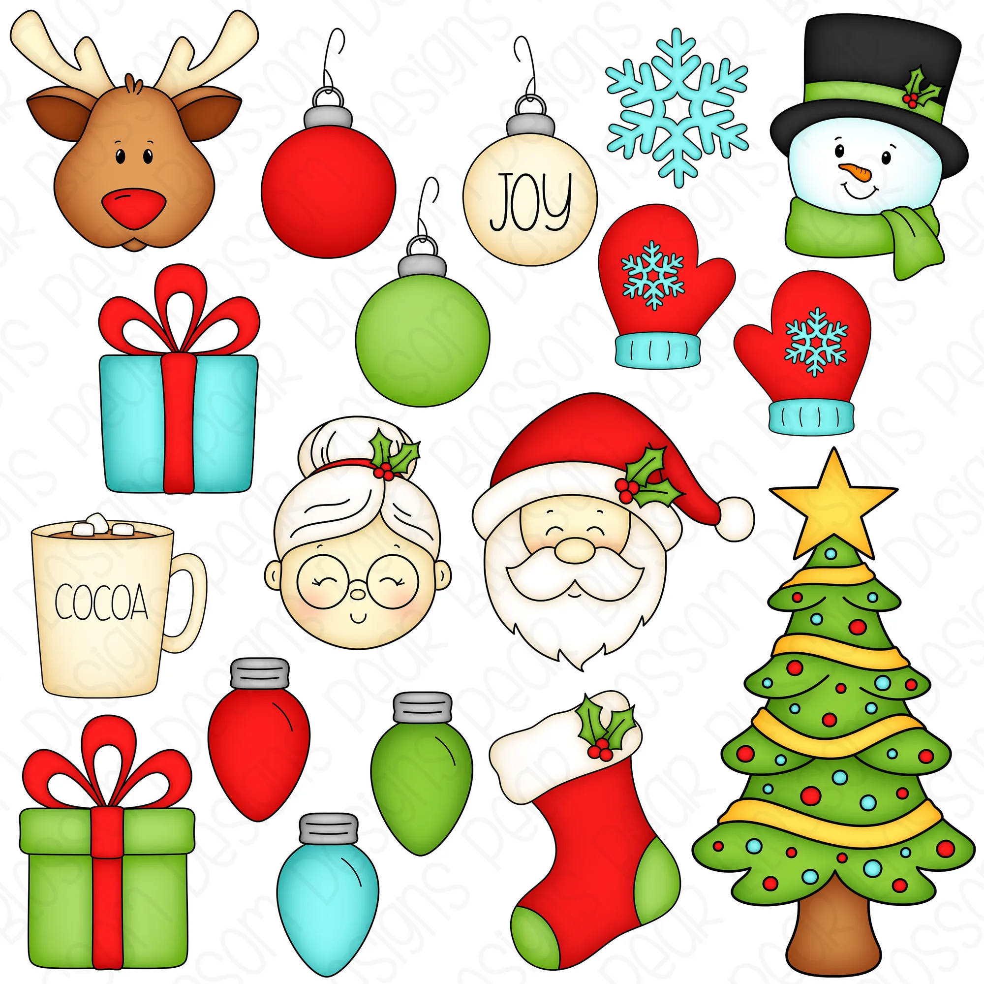 what are christmas symbols printable page 7