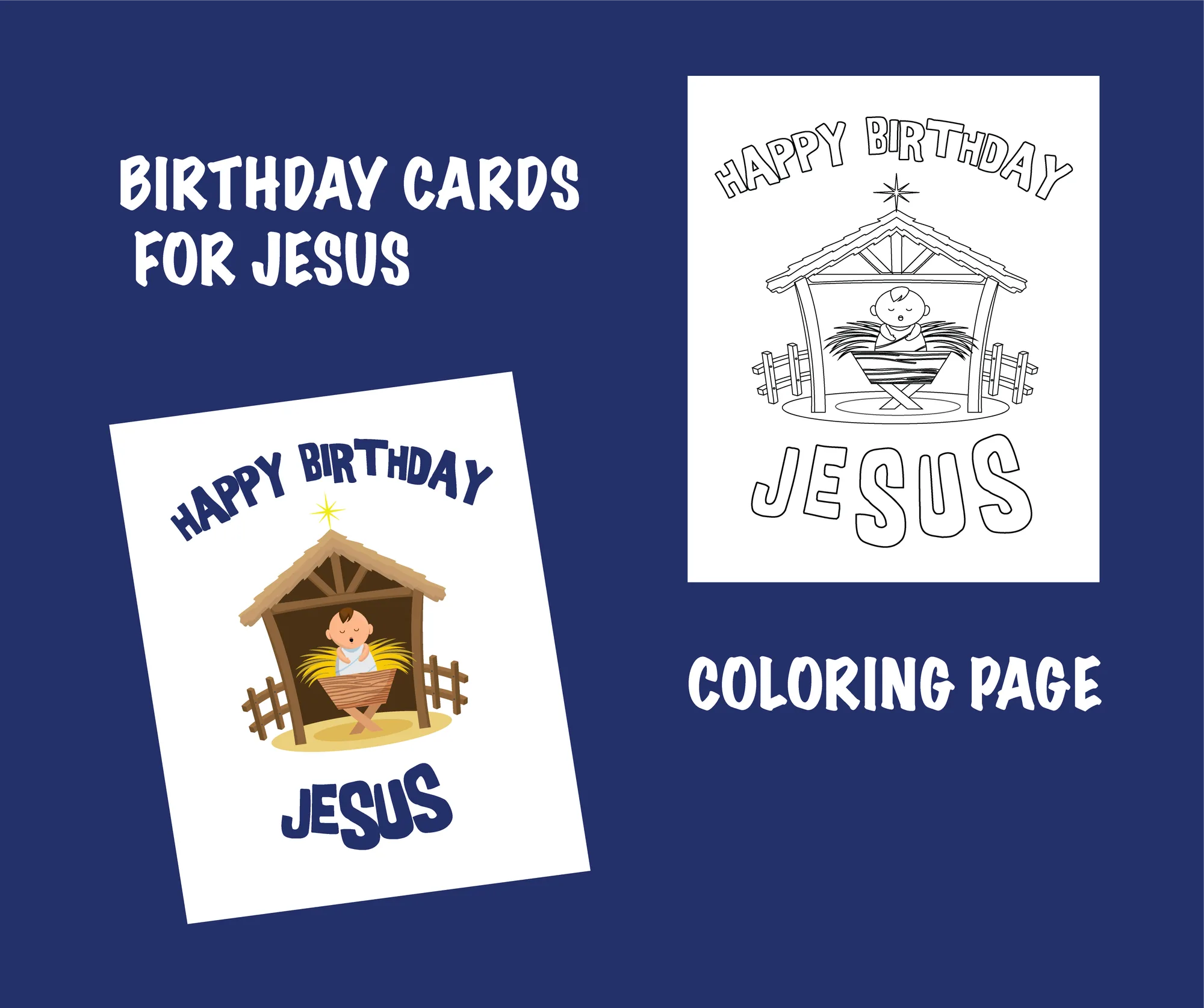 when was jesus's birthday printable page 2