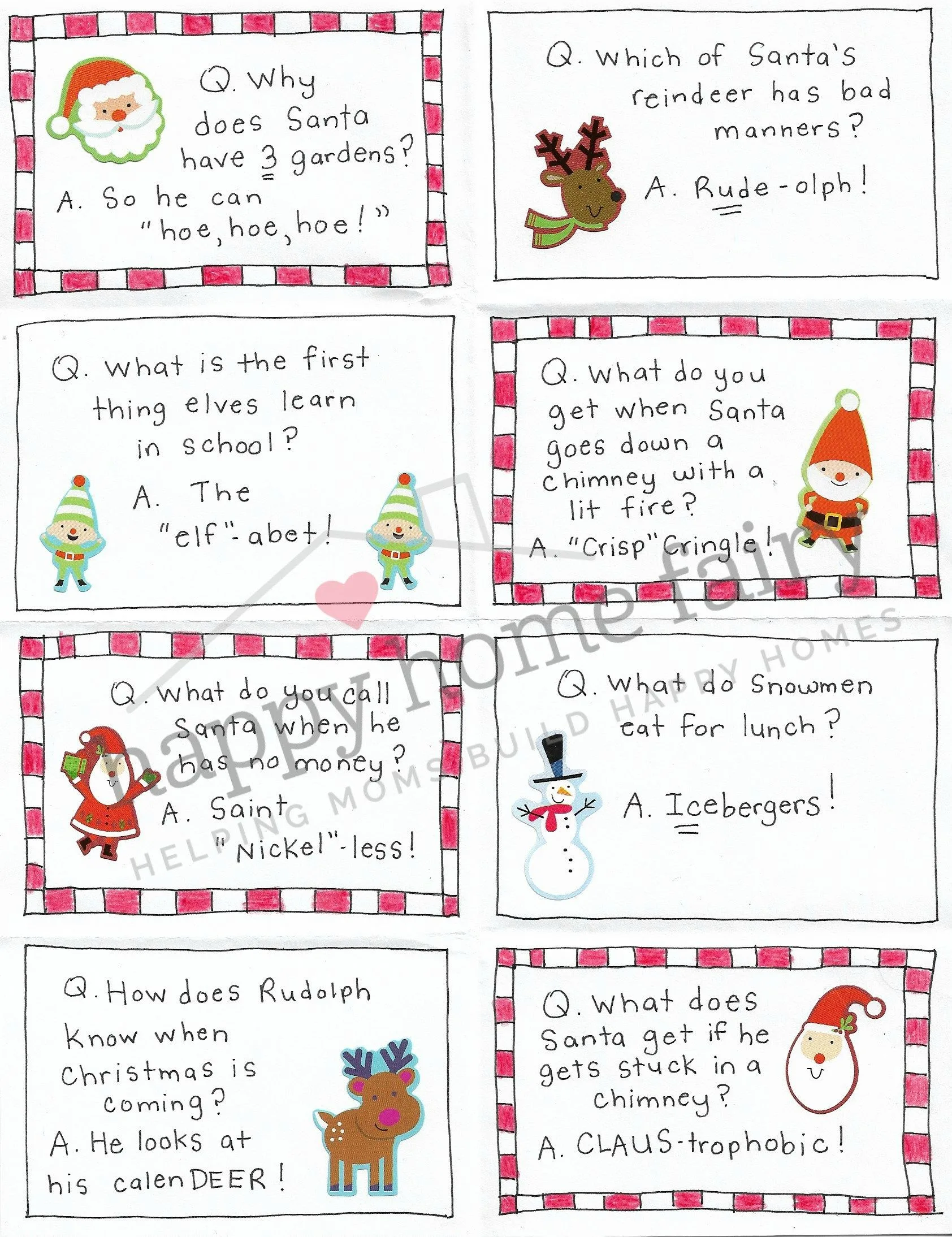 xmas humor jokes - Funny Christmas Cards Printable Printable Free Templates