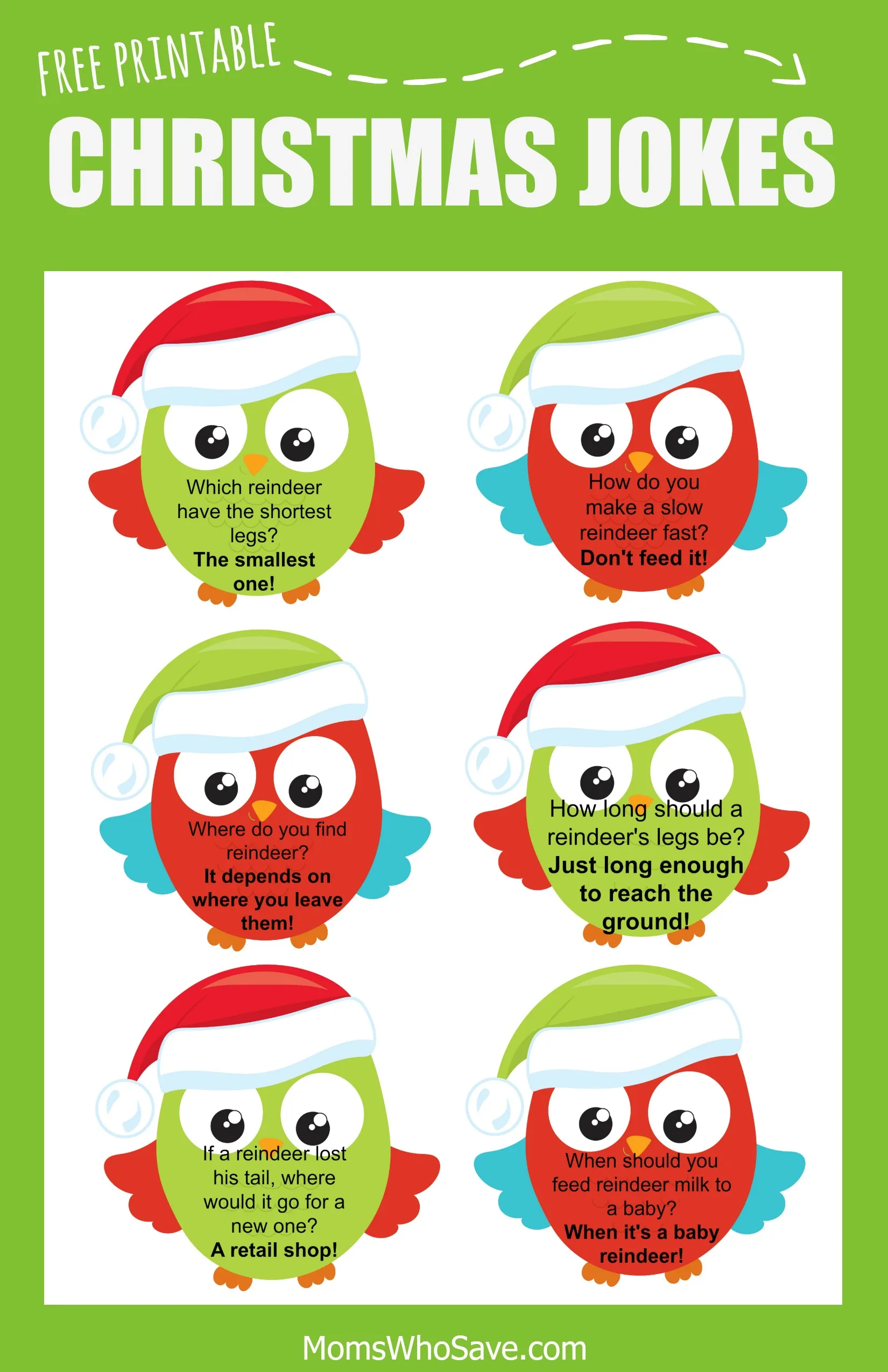 xmas humor jokes printable page 1
